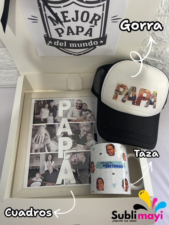 Set Cuadro, Gorra y Taza