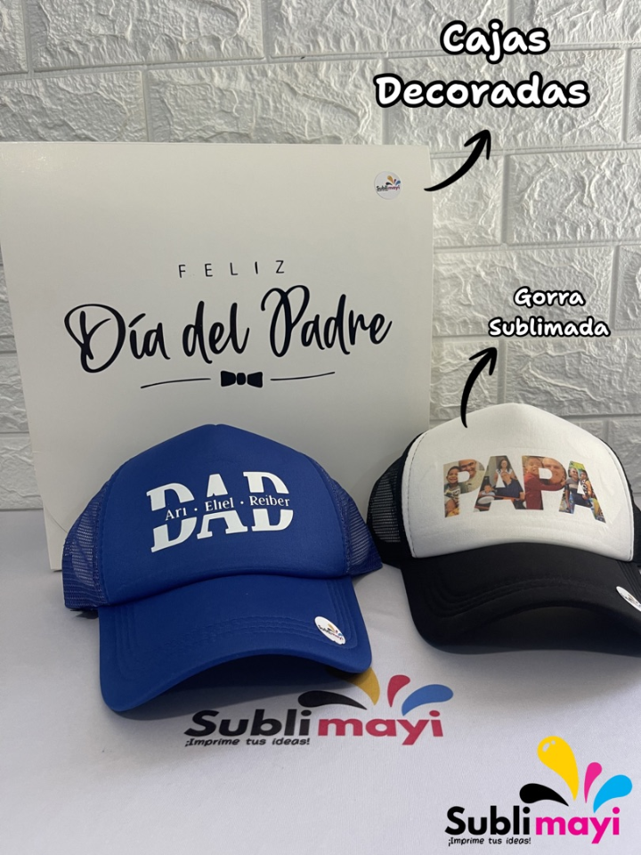 Cajas Decoradas y Gorras