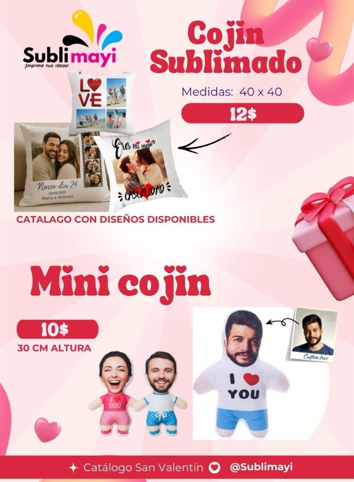 Cojines Sublimados
