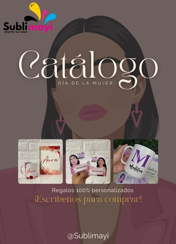 Catálogo Día de la Mujer — Sublimayi